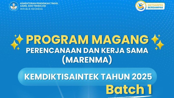Rencanakan Karirmu dari Sekarang, Magang Impian di Kemdikbudristek 2025 Telah Dibuka!