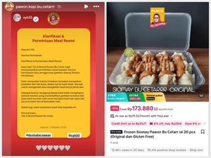 Gaduh Foto Siomay Chef Devina Dipakai Jualan Adik Syahrini, Berujung Minta Maaf Gaduh Foto Siomay Chef Devina Dipakai Jualan Adik Syahrini, Berujung Minta Maaf