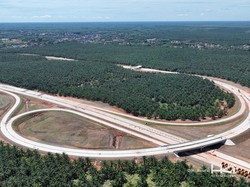 Pembangunan Tol Betung-Jambi Seksi 1A Sudah Setengah Jadi