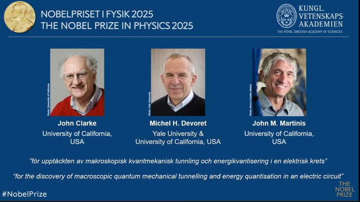 Nobel Fisika 2025 Jatuh ke Tangan Ilmuwan dari Mana Saja, Ya?