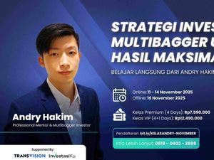 Raih Cuan Maksimal di Pasar Saham Bareng Investor Legendaris Andry Hakim Raih Cuan Maksimal di Pasar Saham Bareng Investor Legendaris Andry Hakim