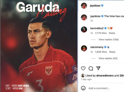Jay Idzes Sampai Maarten Paes Gelorakan Semangat di Instagram