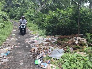 Wisata Bukit Sulap Lubuklinggau Dipenuhi Tumpukan Sampah