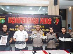 Polres Jakut Bongkar Sindikat Curanmor Lintas Provinsi, 5 Orang Ditangkap