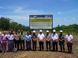Cegah Karhutla Terulang, Kapolres Pimpin Pemasangan Plang di Rohul