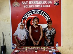 Istri di Bima Jual Narkoba dari Rumah, Suami Ditangkap Saat Pesta Sabu