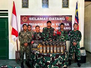 Pria Krayan Terciduk Nekat Selundupkan Miras dalam Tumpukan Semen