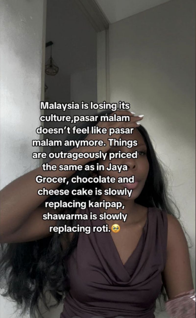 Wanita Ini Protes Menu di Pasar Malam Kini Kebanyakan Makanan Kekinian
