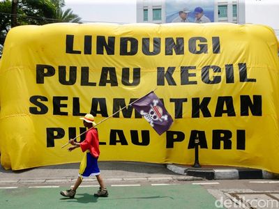 Warga Pulau Pari Gelar Aksi di KKP, Desak Pencabutan Izin Reklamasi