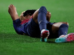 Lamine Yamal tercatat pernah alami cedera otot, cedera knock, strain, pergelangan kaki, dan tulang kemaluan (NurPhoto via Getty Images/NurPhoto)
