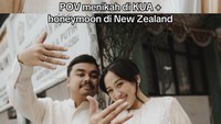 Viral Pasangan Menikah Sederhana di KUA, Bulan Madunya ke New Zealand