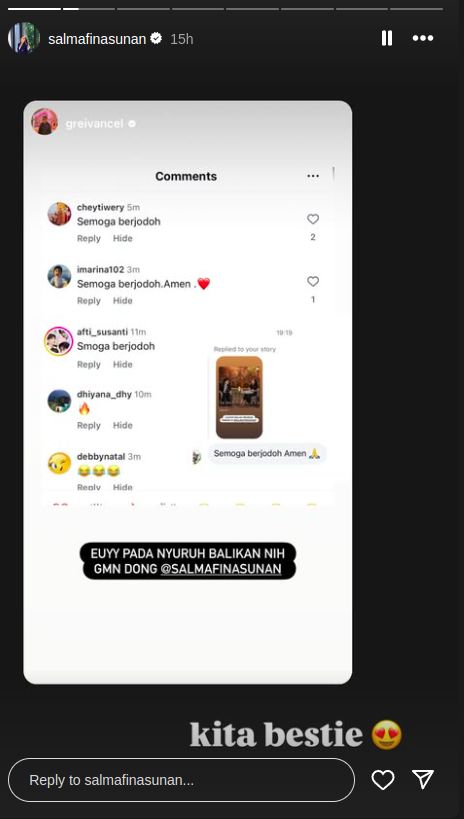Unggahan Salmafina Sunan