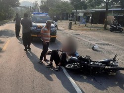 Tabrakan 2 Motor di Trenggalek, 1 Pengendara Tewas-1 Kritis