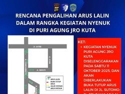 Hindari Macet! Ada Rekayasa Lalin di Denpasar Saat Upacara Nyenuk Besok Hindari Macet! Ada Rekayasa Lalin di Denpasar Saat Upacara Nyenuk Besok