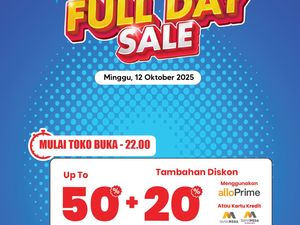 Jangan Lupa Serbu Transmart Full Day Sale Hari Ini! Diskon Melimpah 50% + 20%