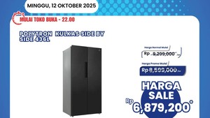 Beli Kulkas Jumbo di Transmart Full Day Sale Bisa Dapat Diskon Rp 2,4 Juta