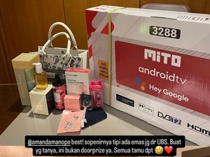 Suvenir Nikah Amanda Manopo-Kenny: Android TV, Juicer, LM hingga Parfum Armani
