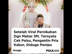 Mahar Mbah Tarman Cek Rp 3 M Diisukan Palsu, Begini Kata Polisi Mahar Mbah Tarman Cek Rp 3 M Diisukan Palsu, Begini Kata Polisi