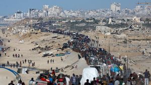 Meski Hancur, Warga Gaza Bahagia Bisa Pulang