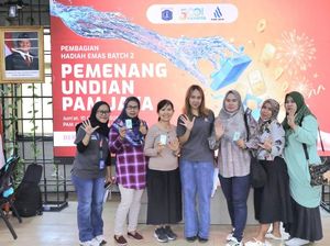 PAM Jaya Bagikan Total 500 Keping Emas bagi Pelanggan Sambungan Baru