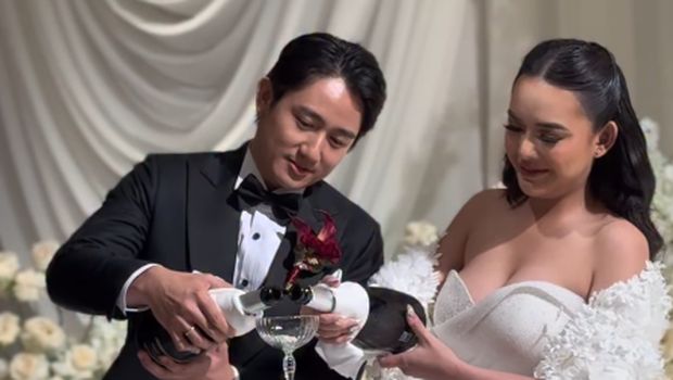 Pernikahan Amanda Manopo dan Kenny Austin.