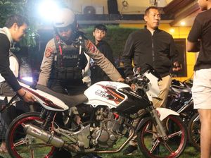 22 Motor Diamankan saat Patroli Skala Besar di Kota Blitar