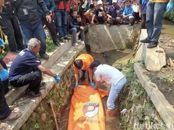 Geger Mayat Wanita Berdaster di Saluran Irigasi Sukabumi