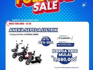 Beli Sepeda Listrik Hemat Banget di Transmart Full Day Sale