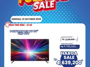 Smart LED TV 50 UHD Ada Diskon di Transmart Full Day Sale