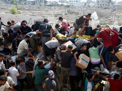 Video: Berton-ton Makanan Sulit Masuk Gaza gegara Israel Batasi Akses