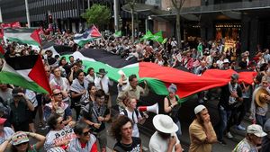 Puluhan Ribu Warga Australia Turun ke Jalan, Dukung Palestina di Tengah Gencatan Senjata