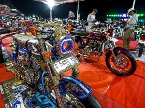 Ribuan Motor Klasik Serbu Nganjuk, CB Bekicot Gelar Kontes Modifikasi Ribuan Motor Klasik Serbu Nganjuk, CB Bekicot Gelar Kontes Modifikasi