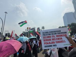 Video Aksi Bela Palestina di Monas