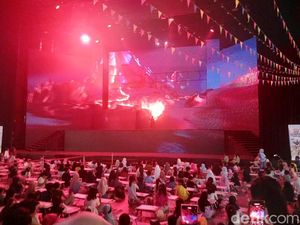 Seru! Peserta Lomba Mewarnai-Menyanyi Terhipnotis Show di Trans Studio Cibubur