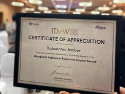 Jember Sabet Tiga Penghargaan Nasional, Bidik Peningkatan Wisata Daerah