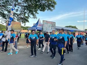 Wujud Soliditas, Kapolres Kediri Ikuti Wira Yudha Fun Run 8K Wujud Soliditas, Kapolres Kediri Ikuti Wira Yudha Fun Run 8K