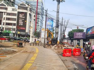 Bukan Galian, Proyek di Jl Fatmawati Jaksel Ternyata Pembangunan Speed Table Bukan Galian, Proyek di Jl Fatmawati Jaksel Ternyata Pembangunan Speed Table