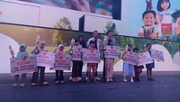 Anak-anak Unjuk Bakat Mewarnai-Menyanyi di Pekan Seni Anak Pintar Indonesia