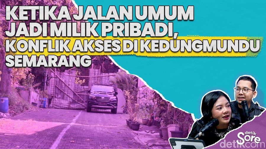 Video: Drama Ari Warga Kedungmundu, Semarang Menutup Jalan Kampung 