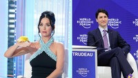Mantan PM Kanada Ciuman dengan Katy Perry, Mantan Istri Unggah Kegalauan