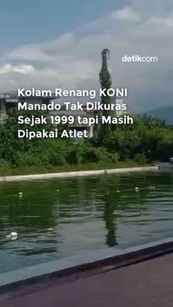 Video: Kolam Renang KONI Manado Tak Dikuras Sejak 1999