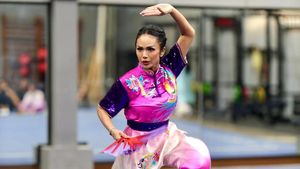 Semangat! Kris Dayanti Wakili Indonesia Kejuaraan Wushu Internasional di China