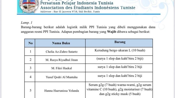 Heboh Aturan Aneh Mahasiswa di Tunisia, Rokok dan Kosmetik Jadi Barang Wajib Bawa?