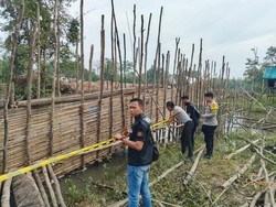 Mayat Pria Tanpa Identitas Ditemukan Tersangkut di Corong Perangkap Ikan di Muba