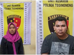 Curi Uang dan Emas Senilai Rp 43 Juta Milik Ortu, Pasutri di Lampung Diringkus Curi Uang dan Emas Senilai Rp 43 Juta Milik Ortu, Pasutri di Lampung Diringkus