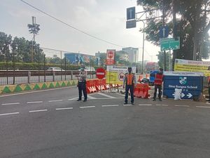 Ada Proyek Galian, Lalu Lintas Jalan Arjuna Selatan Jakbar Dialihkan Ada Proyek Galian, Lalu Lintas Jalan Arjuna Selatan Jakbar Dialihkan