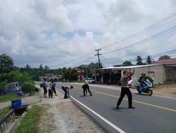 Tiga Motor Terlibat Laka Beruntun di Bangka, Dua Orang Tewas