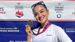 Ririn Ekawati Ikut Chicago Marathon, Suara Anak Bikin Kuat Sampai Garis Finish