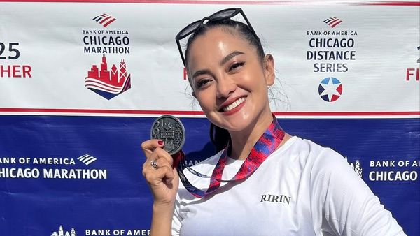 Ririn Ekawati Ikut Chicago Marathon, Suara Anak Bikin Kuat Sampai Garis Finish