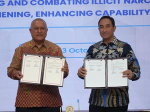 BNN RI-Kepolisian Fiji Teken MoU Perkuat Kerja Sama Perang Lawan Narkoba